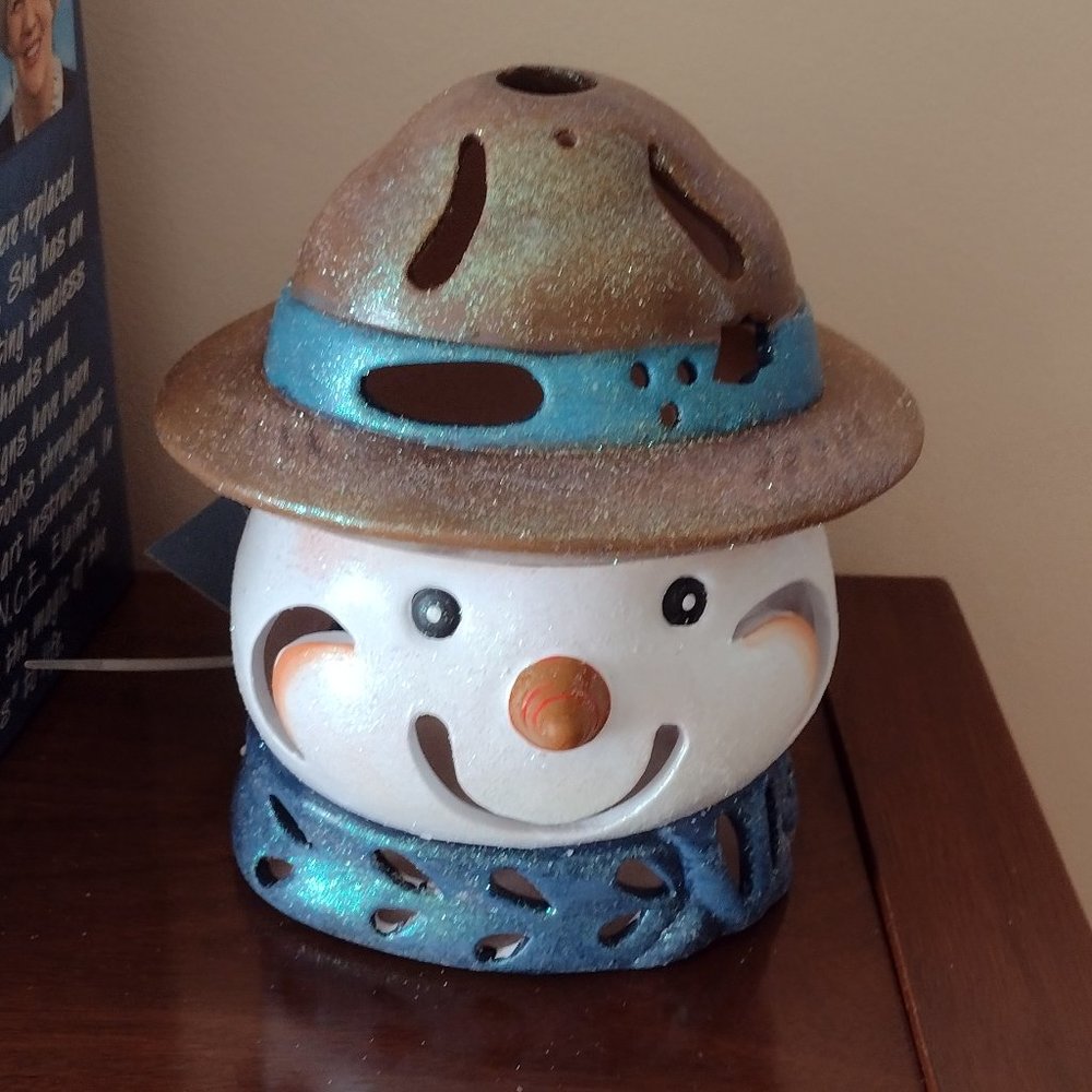 Snowman Luminary